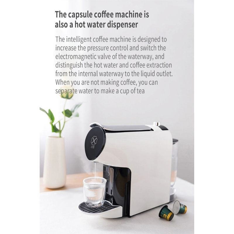Jual Xiaomi SCISHARE SMART WiFi White S1102 Capsule Coffee Machine ...