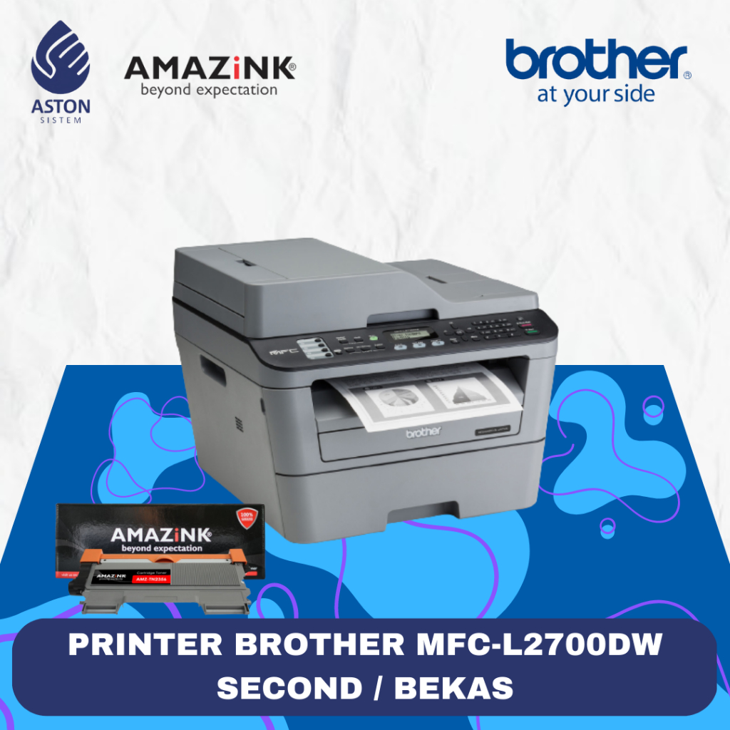 Jual Brother Mfc L2700dw Laser Printer Mini Fotocopy Second Shopee Indonesia 1934