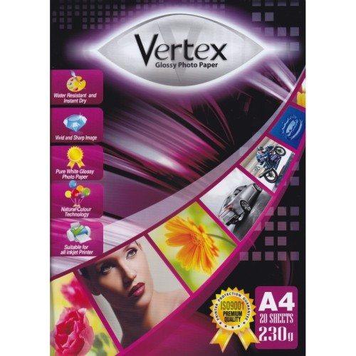 Jual KERTAS PHOTO STICKER VERTEX 230G | Shopee Indonesia