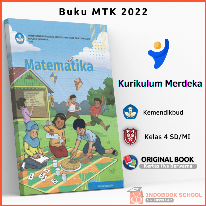 Jual Buku Siswa Pelajaran Matematika Kelas 4 SD/Mi Kurikulum Merdeka ...