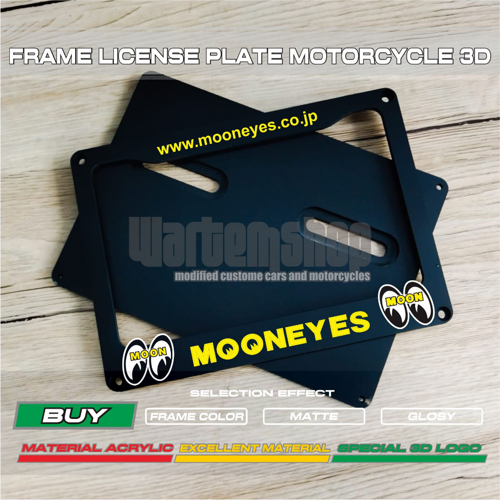 Jual FRAME PLAT CUSTOME MOTORCYCLE M5 | Shopee Indonesia