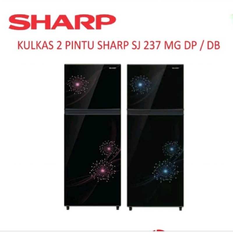 Jual Kulkas Sharp 2 pintu SJ237MG | Shopee Indonesia
