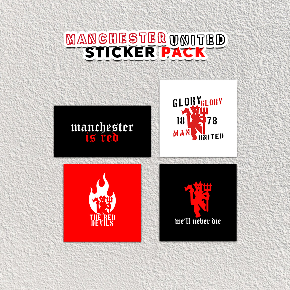 Jual Sticker Pack Manchester United Shopee Indonesia