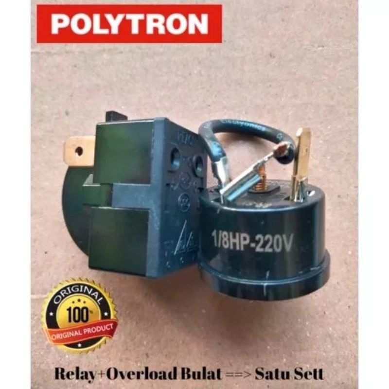 Jual Relay Rilay Ptc Overload Bulat Kulkas Pintu Polytron Satu Sett Shopee Indonesia