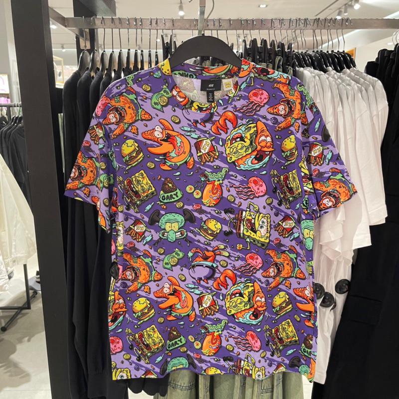 H&m spongebob outlet shirt