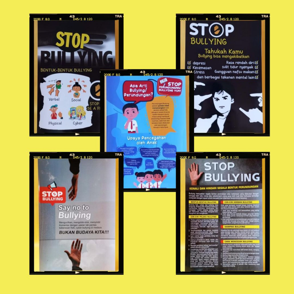 Jual Paket Poster | Paket Poster Stop Bullying | Poster Perundungan ...