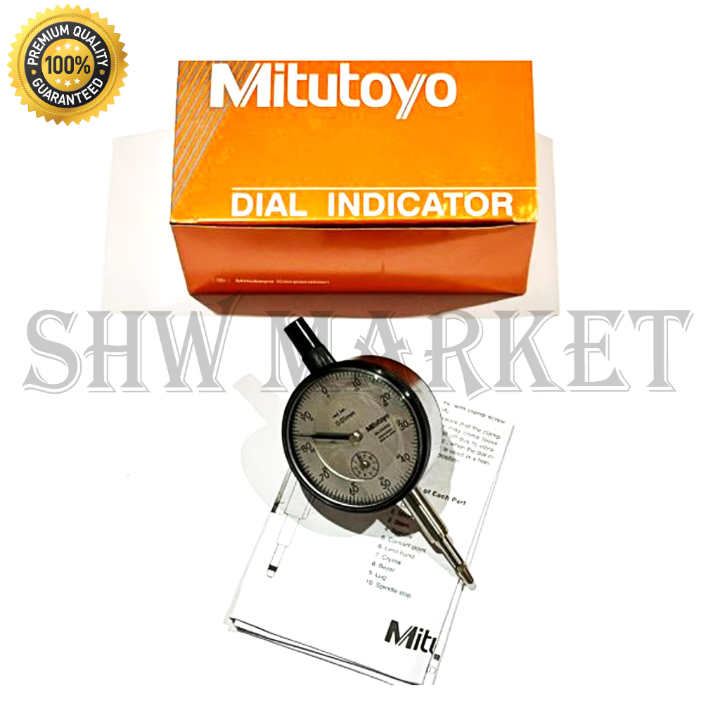 Jual MITUTOYO Dial Indicator 2046S Dial Indicator Magnetic Base - 937 ...