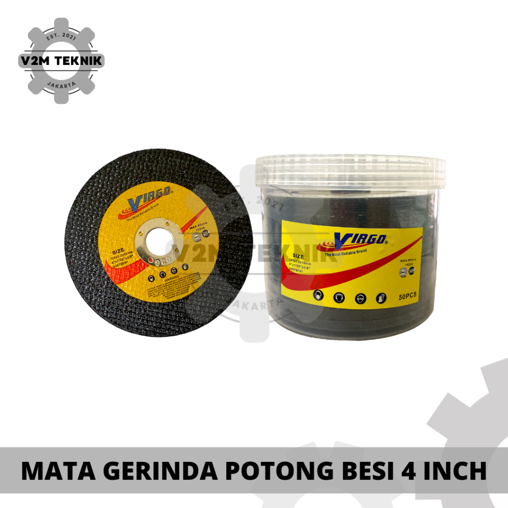 Jual Virgo Mata Gurinda Gerinda Potong Besi Stainless 4 Mata Batu Potong Gerinda 4 Inch 3929