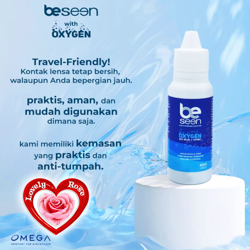 Jual Be Seen Oxygen Cairan Softlens Ml Beseen Air Softlen Contact Lens Solution Shopee