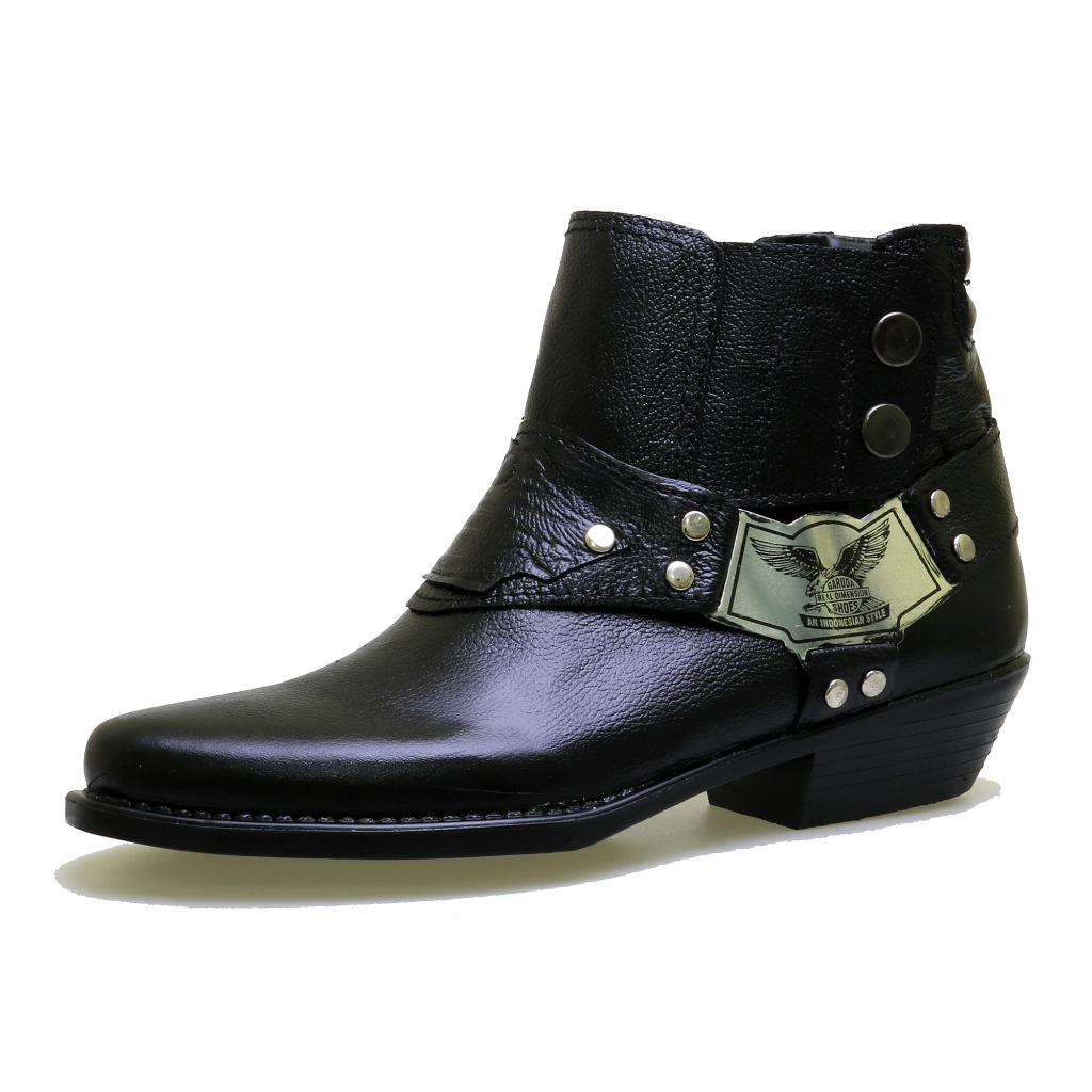 Jual SEPATU BOOT KULIT/ SEPATU JANGGEL COWBOYS / BNN 284 | Shopee Indonesia