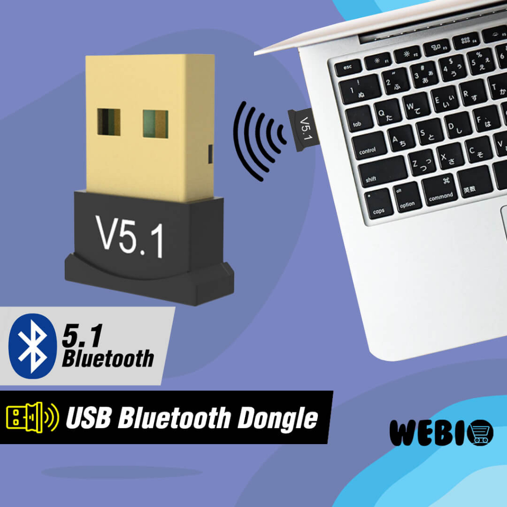 Toko Komputer Online Malang  Jual USB Bluetooth Dongle 5.0 Mini USB murah