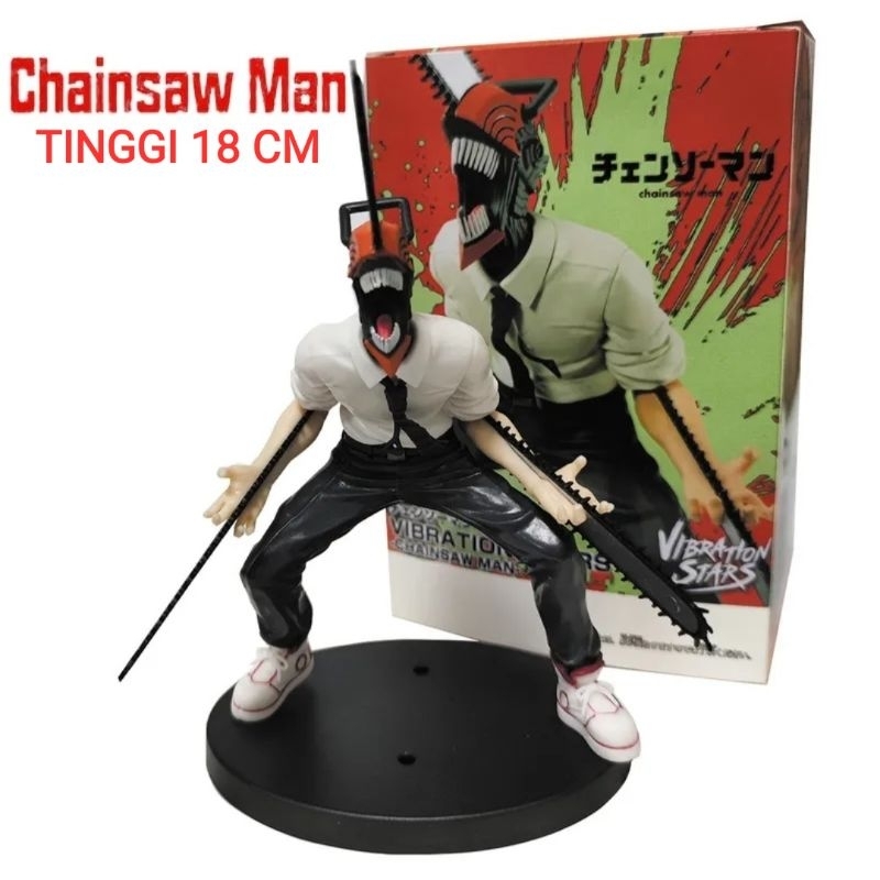 Anime Chainsaw Man Pochita Denji mainan mewah Cosplay penutup