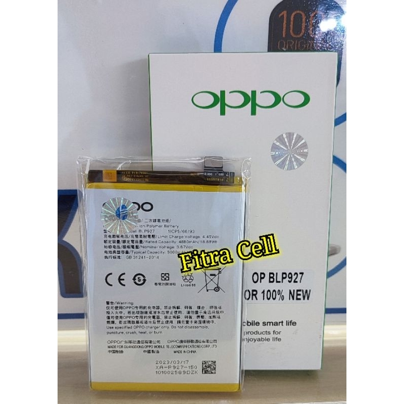 Jual Battery Baterai Oppo A77S BLP927 ORI | Shopee Indonesia