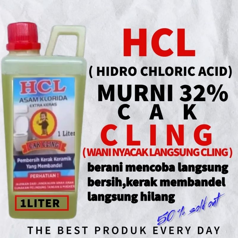 Jual Hcl Murni 32hcl Pembersih Bekas Semenpembersih Bekas Semen Lantai Keramikpembersih 1020