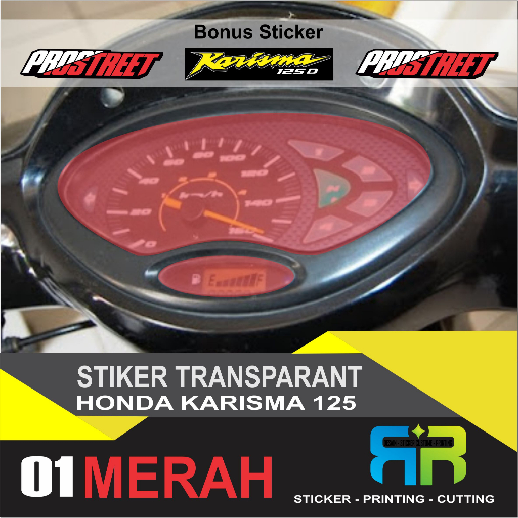 Jual Stiker smoke pelindung speedometer spidometer honda Karisma 125