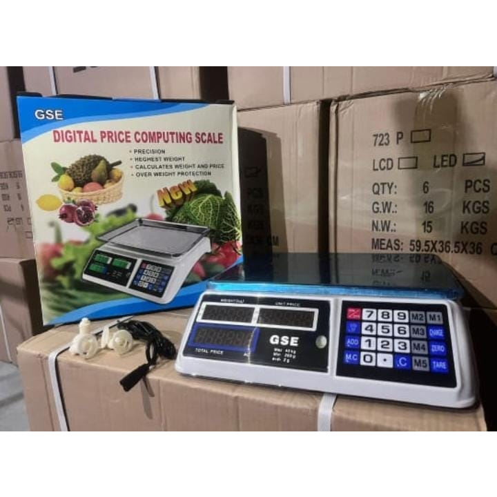 Jual Timbangan Buah Digital Gse Scale Double Computing Kg Shopee