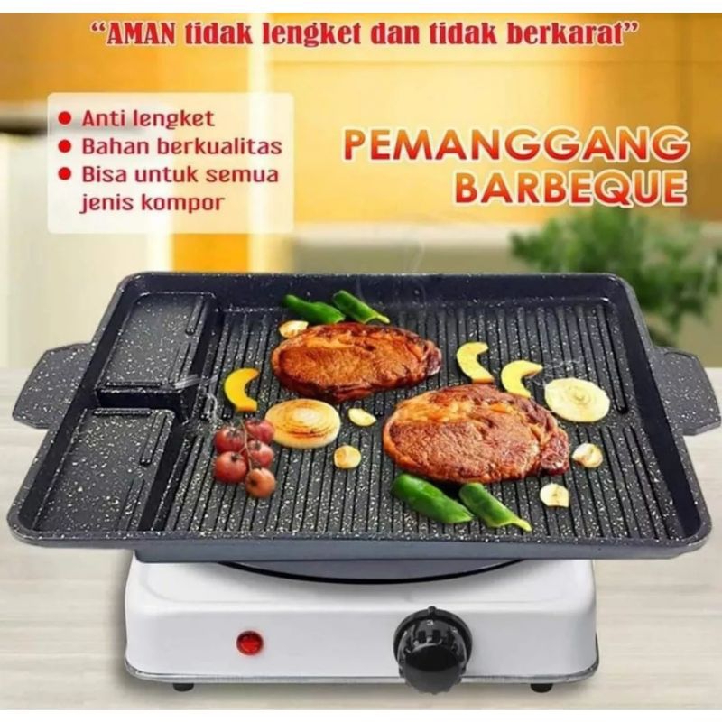 Jual PANGGANGAN BBQ MULTI GRILL PAN, MULTI ROASTER Shopee Indonesia