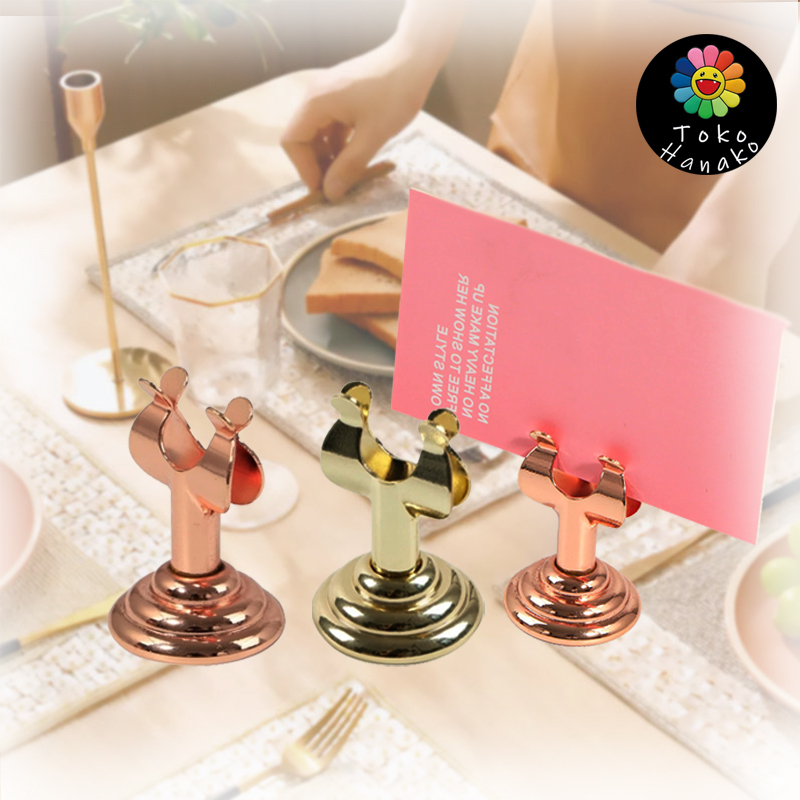 Jual U Shaped Table Number Menu Stand/Tiang Nomor Meja Atau Card Holder ...
