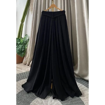 NAFISHA Kulot Wide Pant Kulot Lipit Kulot Kancing 3 Bahan Wolfis Premium Crinkle Premium