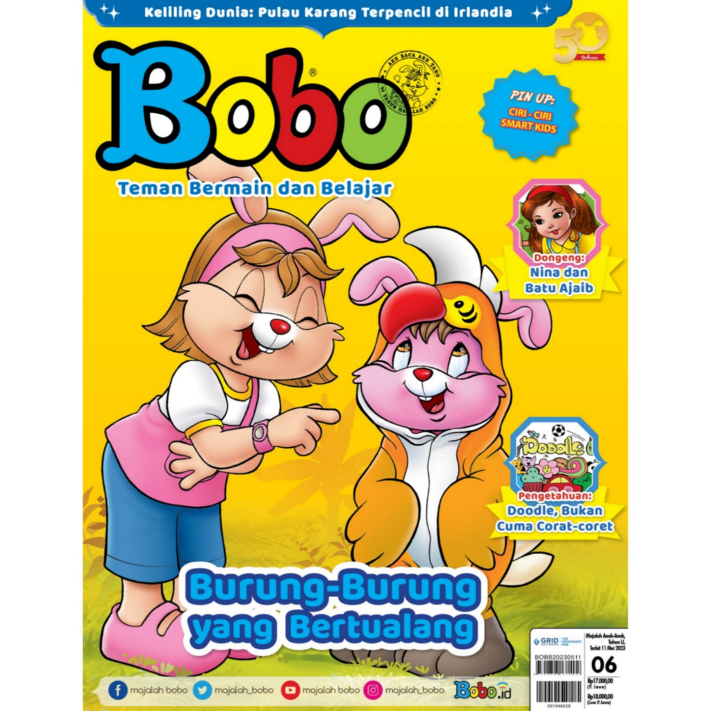 Jual Majalah Bobo Edisi 06 Mei 2023 Shopee Indonesia