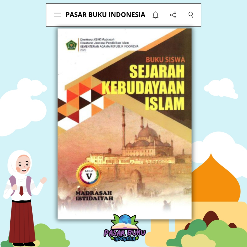 Jual Buku MI KEMENAG Kelas 5 SD Akidah Akhlak, Al-Qur'an Hadis, Bahasa ...