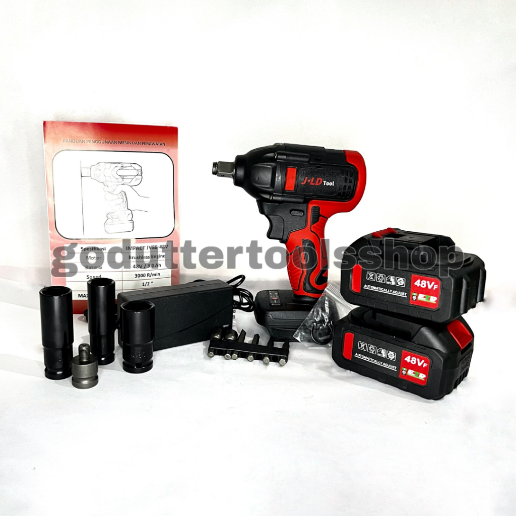 Jual MESIN IMPACT WRENCH JLD 48V Shopee Indonesia