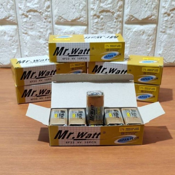 Jual Baterai Batre Kotak V Mr Watt Sni Japan Tech Premium Shopee