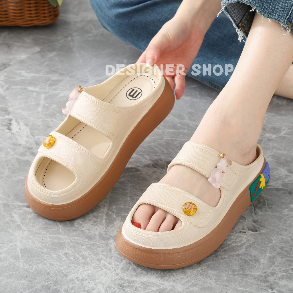 Jual Sandal Wanita Ban Dua Terbaru Sendal Selop DIY | Shopee Indonesia