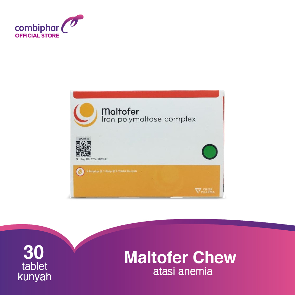 Jual Maltofer Chew 30 Tablet Kunyah Obat Anemia | Shopee Indonesia