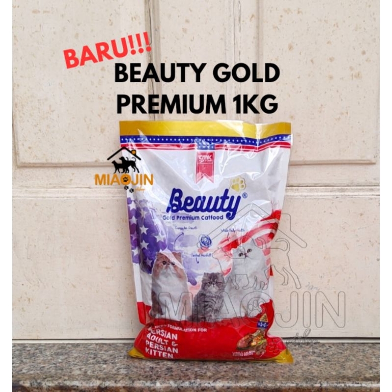 Jual Makanan Kucing BEAUTY GOLD Persian 1kg - PREMIUM Anak Kitten ...