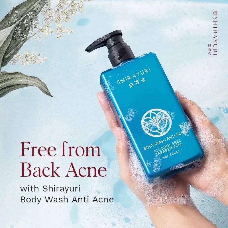Jual SHIRAYURI BODY WASH ANTI ACNE SABUN MANDI ANTI ACNE BY DR SCHATZ