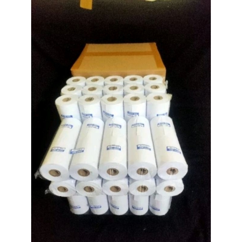 Jual Kertas Kasir HVS Ukuran 75x65mm Paket 10 Roll Shopee Indonesia