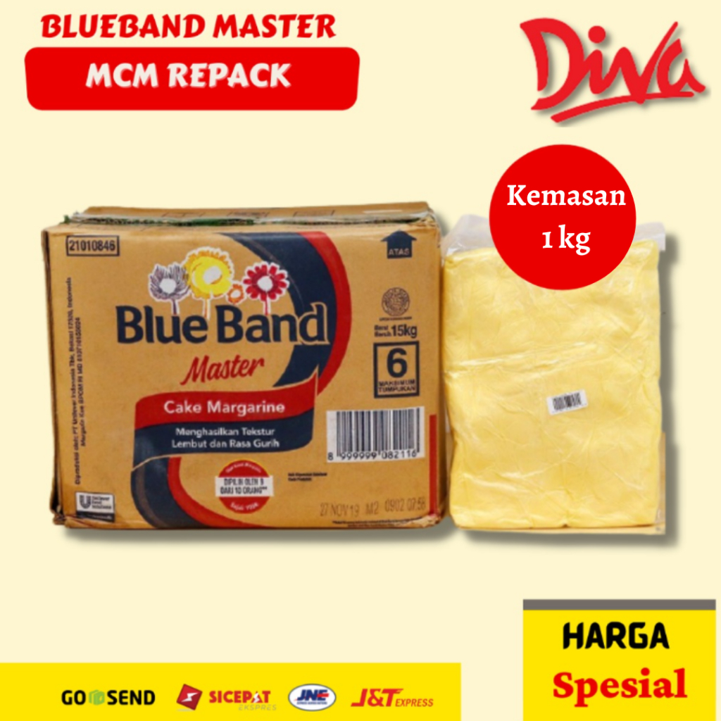 Jual 1kg Blueband MCM Blue band Master kemasan Shopee Indonesia