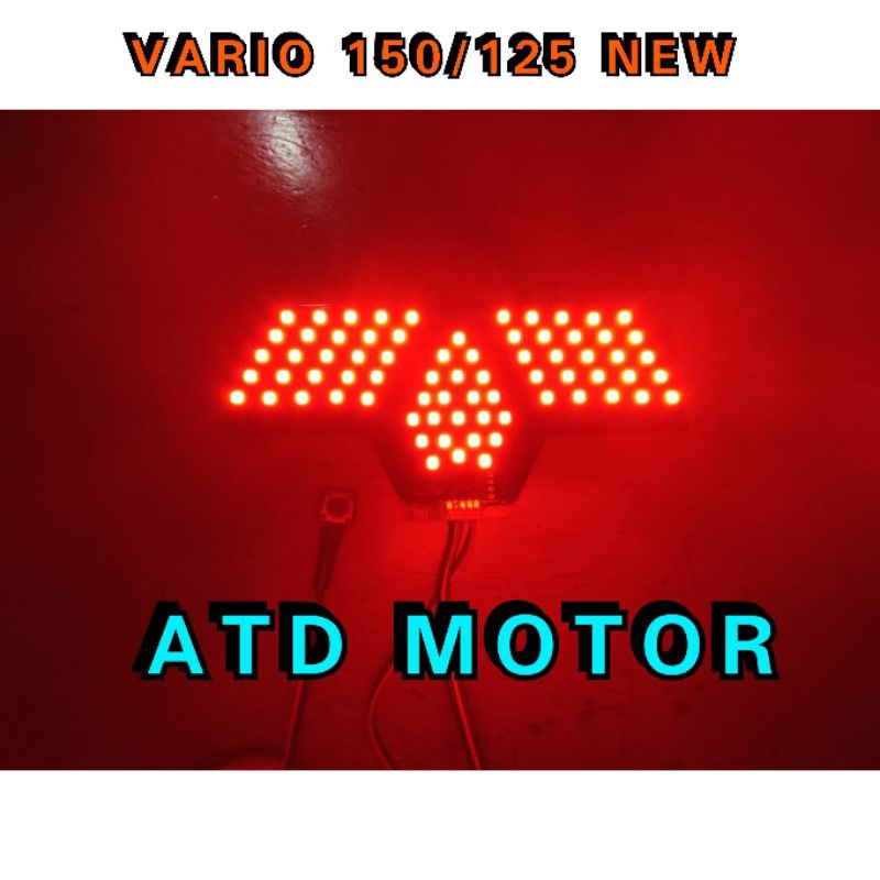 Jual Lampu Stoplamp Vario 150 Vario 125 new Papan LED Modifikasi lampu