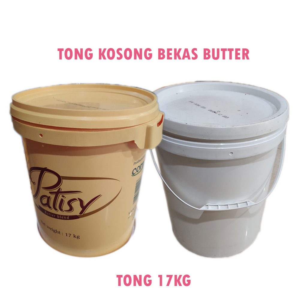 Jual Tong Ember Bekas Butter ukuran 17 Kg | Shopee Indonesia