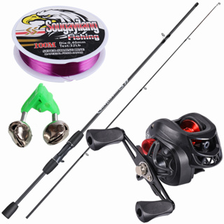 Sougayilang Fishing Rod Reel Set 1.8M Joran Pancing EVA Handle