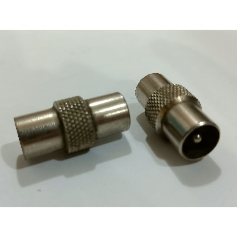 Jual KONEKTOR SAMBUNGAN I RCA MALE TO RCA MALE, SESUAI GAMBAR ...