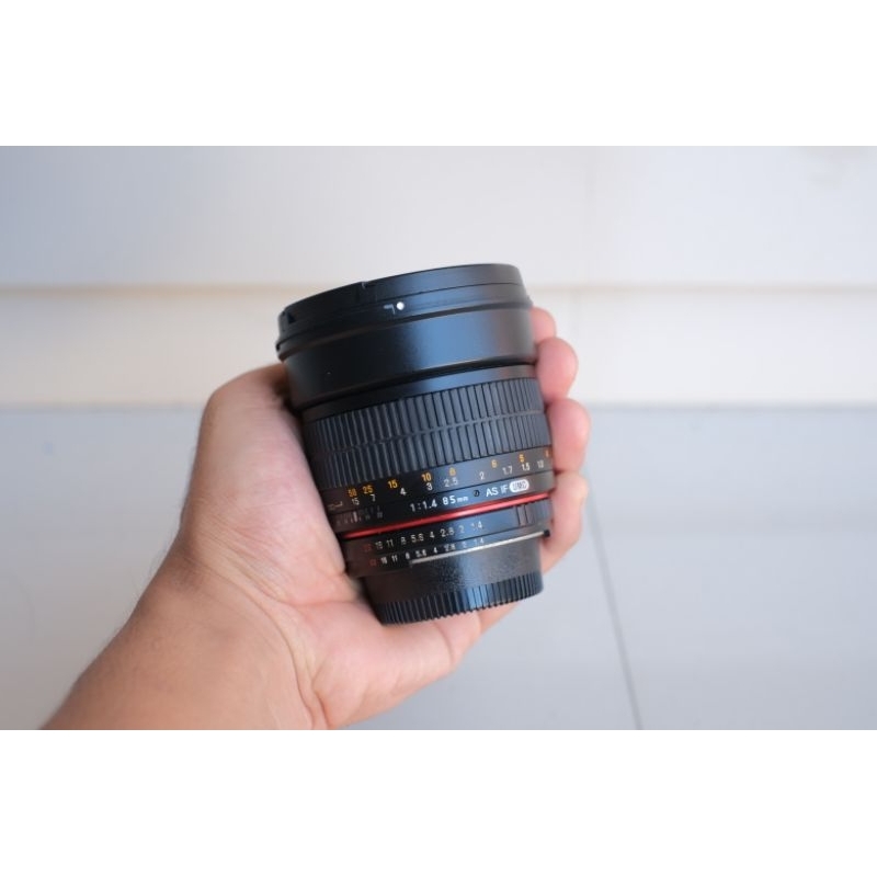 Jual SAMYANG 85MM MF FOR CANON DAN NIKON SAMYANG 85MM