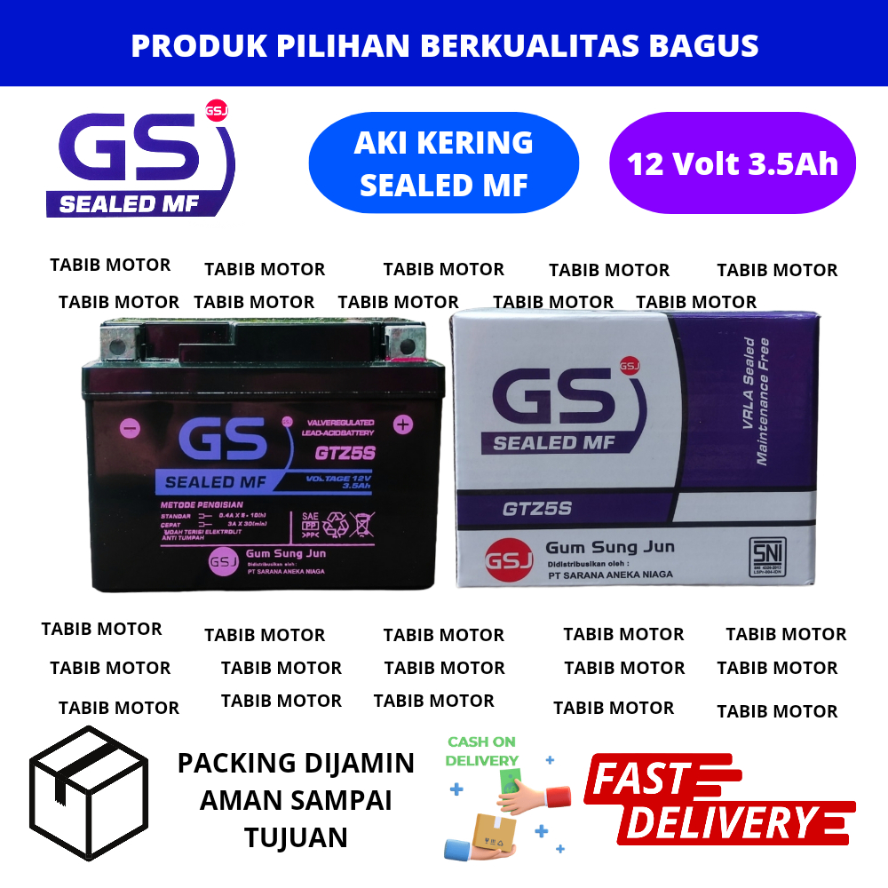 Jual Aki Motor Honda Beat, Vario 110, Scoopy, Supra X 125, MegaPro New
