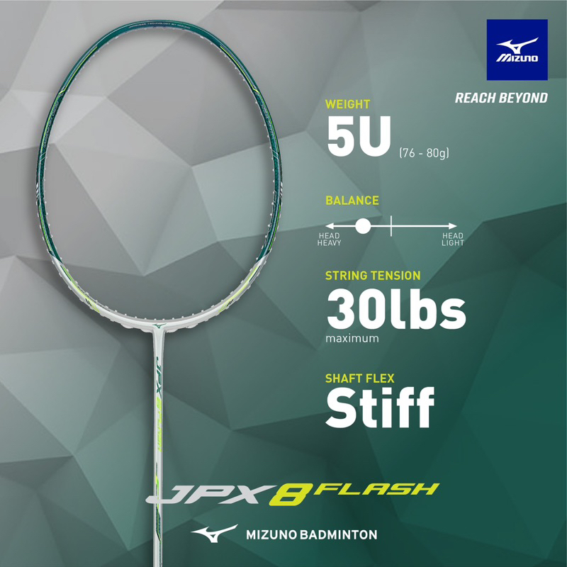 Jual Mizuno JPX 8 Flash Raket Badminton New 2023 | Shopee Indonesia