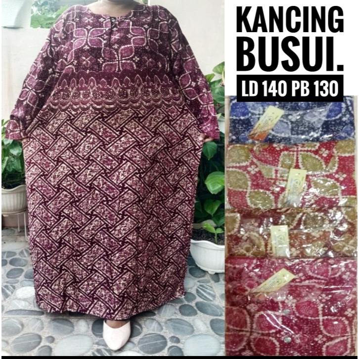 Jual Daster Wanita Jumbo Kancing Busui Jumbo Ld 130 140 Murah Panjang