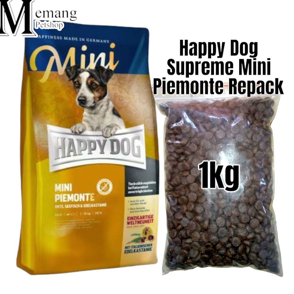 Jual Happy Dog Mini Piemonte 1kg Repack - Makanan Anjing | Shopee Indonesia