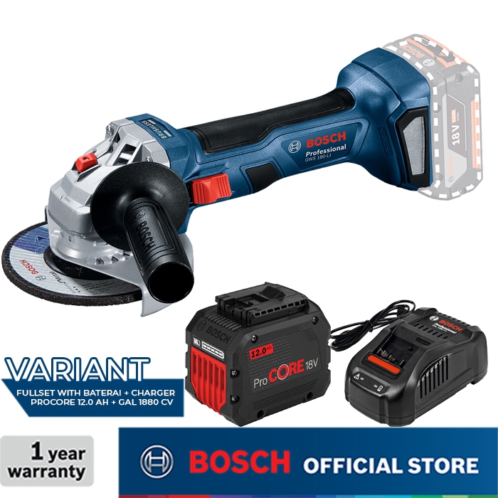 Jual Bosch Cordless Angle Grinder Brushless / Gerinda Tangan Baterai ...