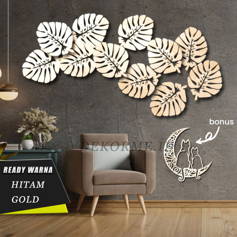 Jual Hiasan Dinding Kayu / Dekorasi Ruang Tamu Aesthetic | Shopee Indonesia