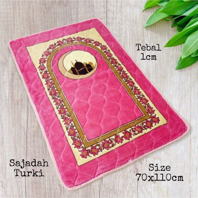 Jual Sajadah Tebal Pink jumbo Antiselip original | Shopee Indonesia