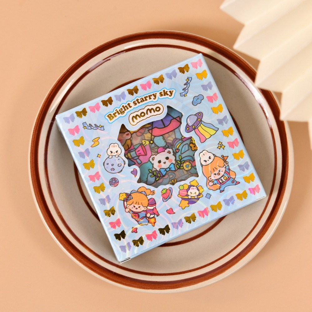 Jual Stiker Momo 100 Lembar Stiker Lucu Korea Viral Momo Stiker Box