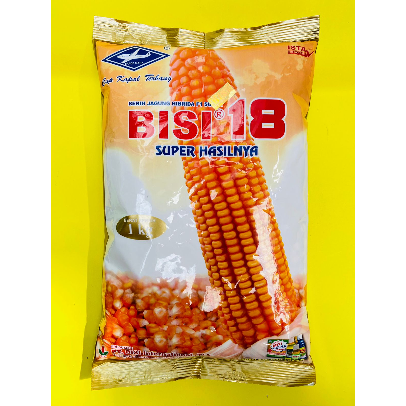 Jual Benih Jagung Bisi 18 Super Hibrida Dari Cap Kapal Terbang Kemasan 1kg Shopee Indonesia 2981