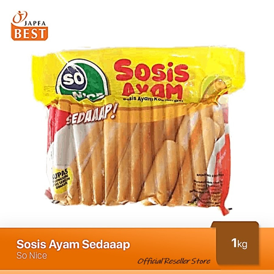 Jual So Nice Sosis Sedaaap Ayam 1kg Shopee Indonesia