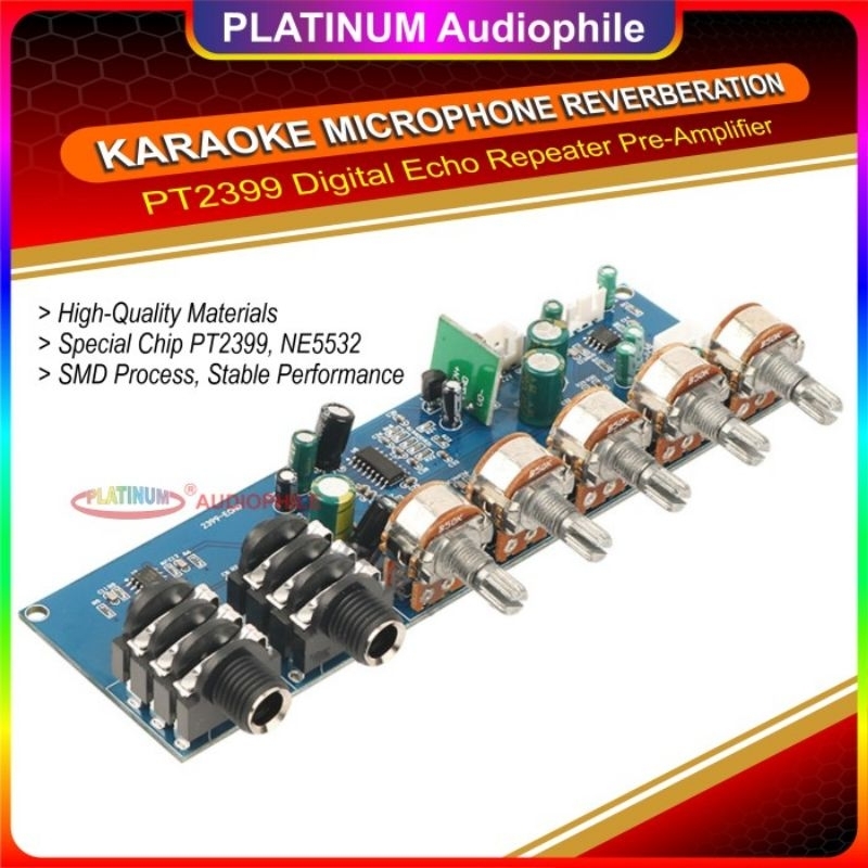 Jual PT2399 Karaoke MIC Microphone Reverberation Modul Digital Echo ...
