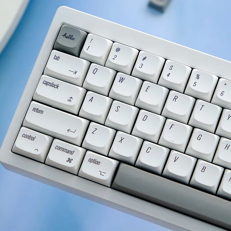 Jual Mac Apple Keycaps Minimalist PBT XDA Profile keycap set | Shopee ...
